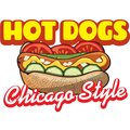 Signmission Safety Sign, 9 in Height, Vinyl, 6 in Length, Hot Dogs Best In Town, D-DC-16-Hot Dogs Best In Town D-DC-16-Hot Dogs Best In Town